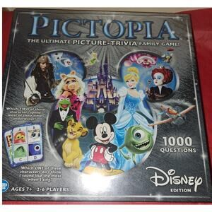 Pictopia Disney Edition Picture Trivia Board Game